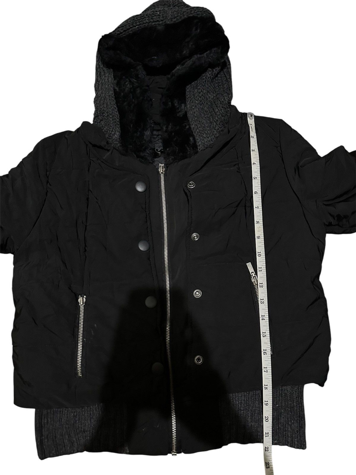 Japanese Brand 2000s DOUBLE LAYER LGB STYLE OPIUM MOHAIR HOOD JACKET Size US M / EU 48-50 / 2 - 8 Thumbnail
