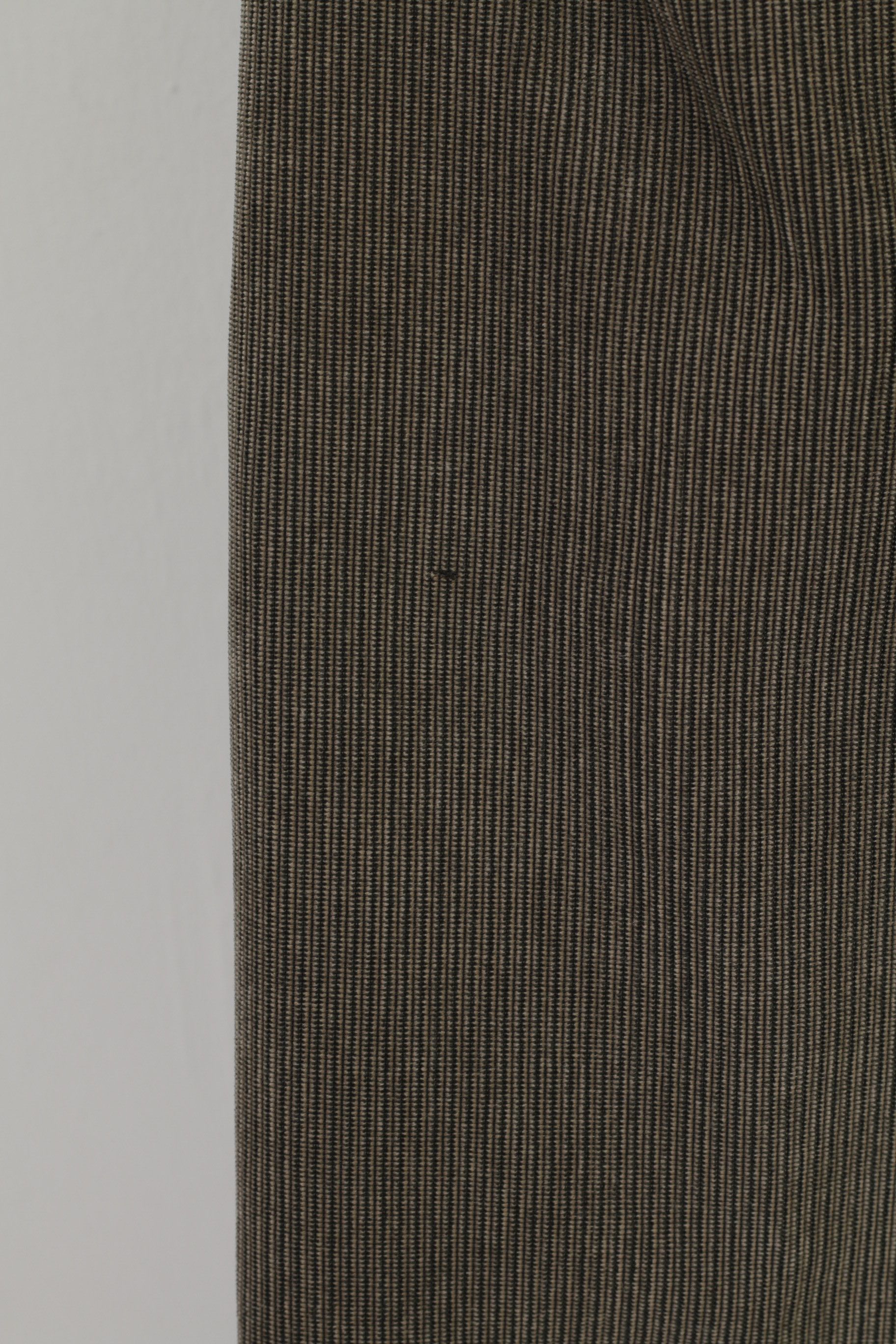 Vintage Renato Cavalli Men 54 44 Blazer Gray Striped 0511 Size 44R - 4 Thumbnail