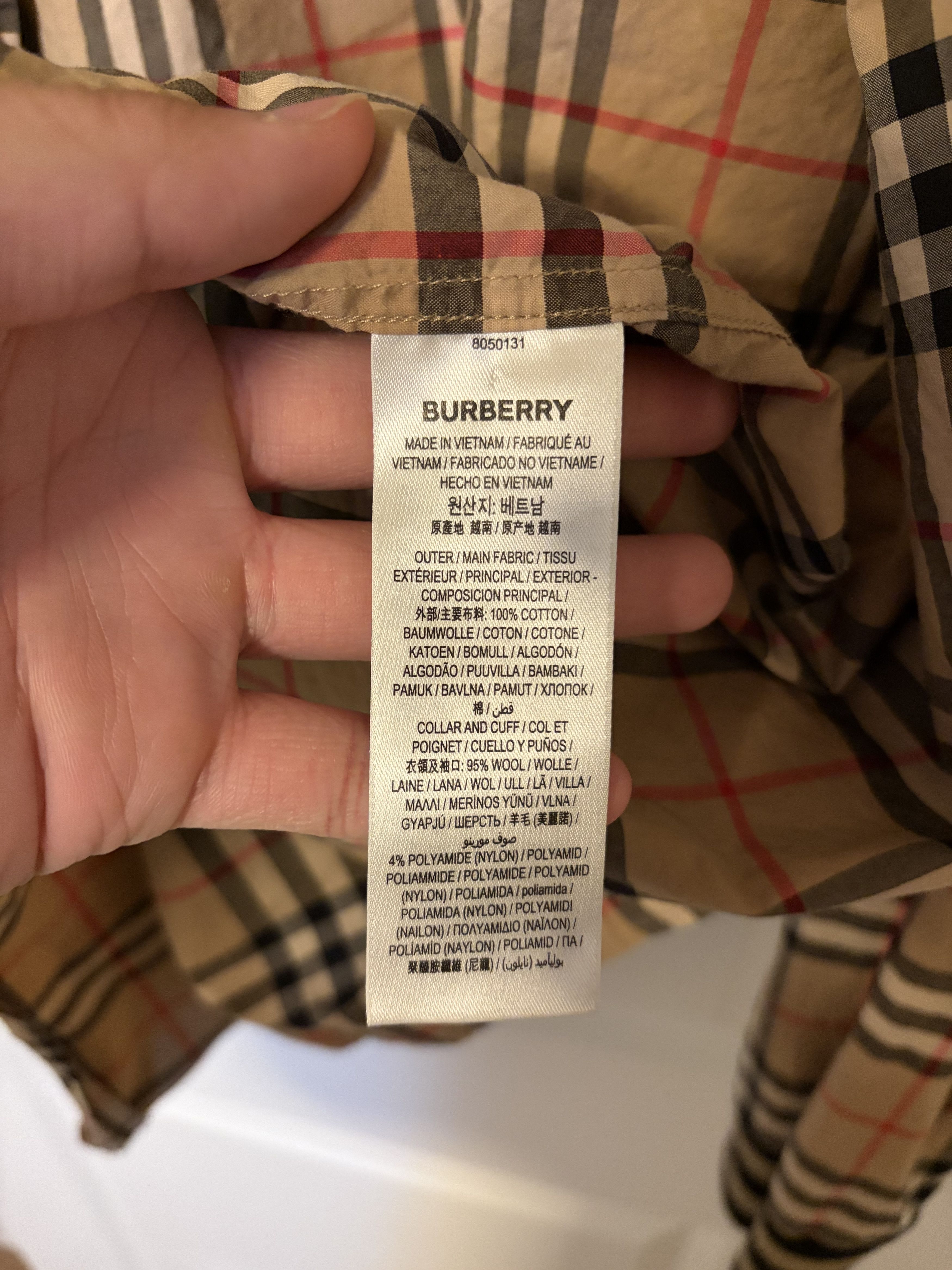 Burberry Burberry Check Shirt Size US XL / EU 56 / 4 - 6 Thumbnail