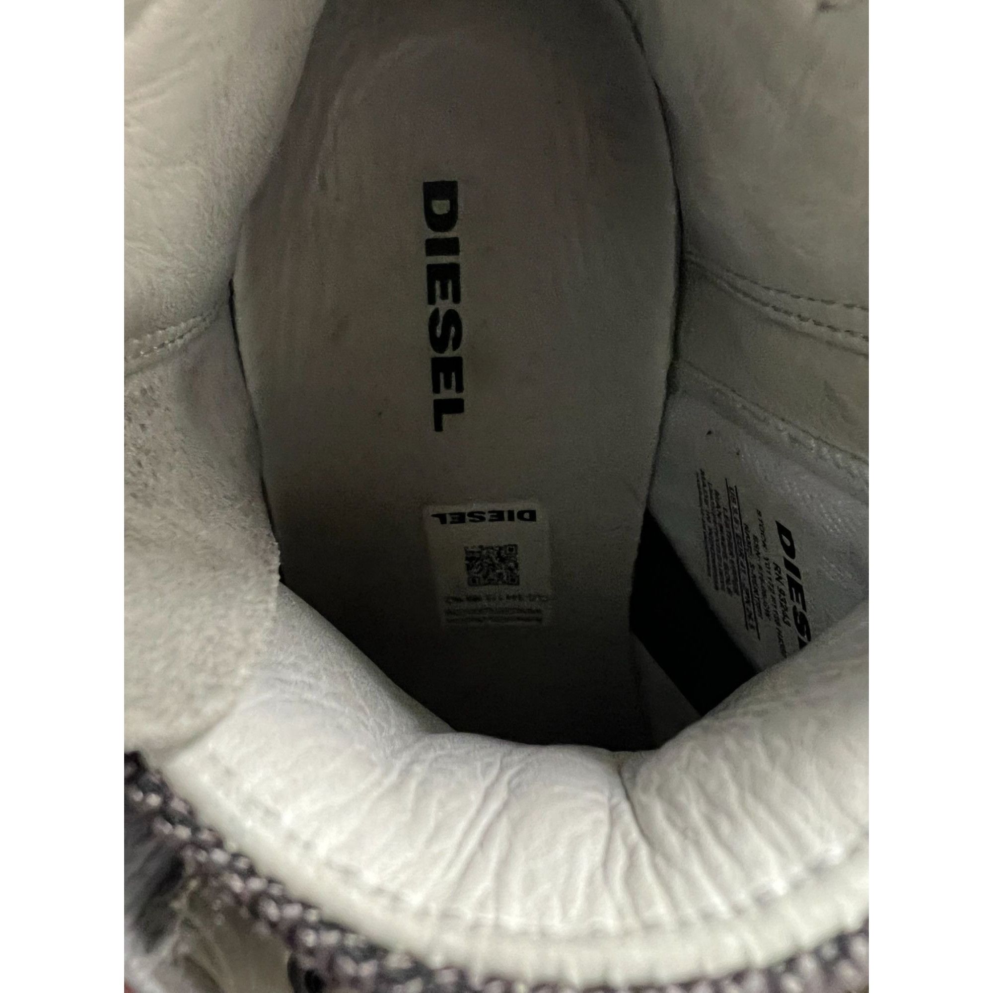 Diesel Diesel Men's US 8.5 S-Nentish High-Top Leather Sneakers Bur Size US 8.5 / EU 41-42 - 4 Thumbnail
