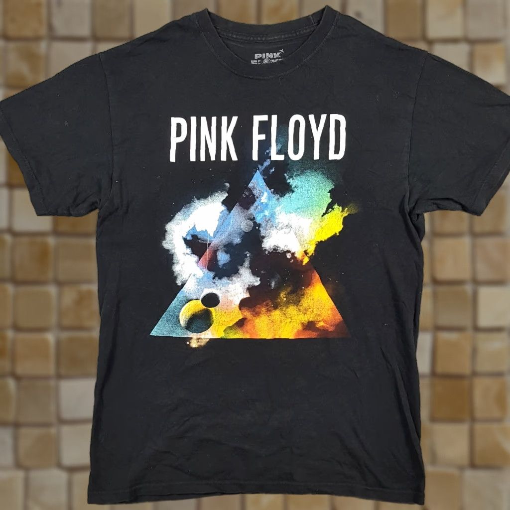 Vintage VINTAGE Pink Floyd Dark Side Of The Moon Band T-Shirt Men Medium Black Psychedelic Rock 90s Y2K Tour Size US M / EU 48-50 / 2 - 1 Thumbnail