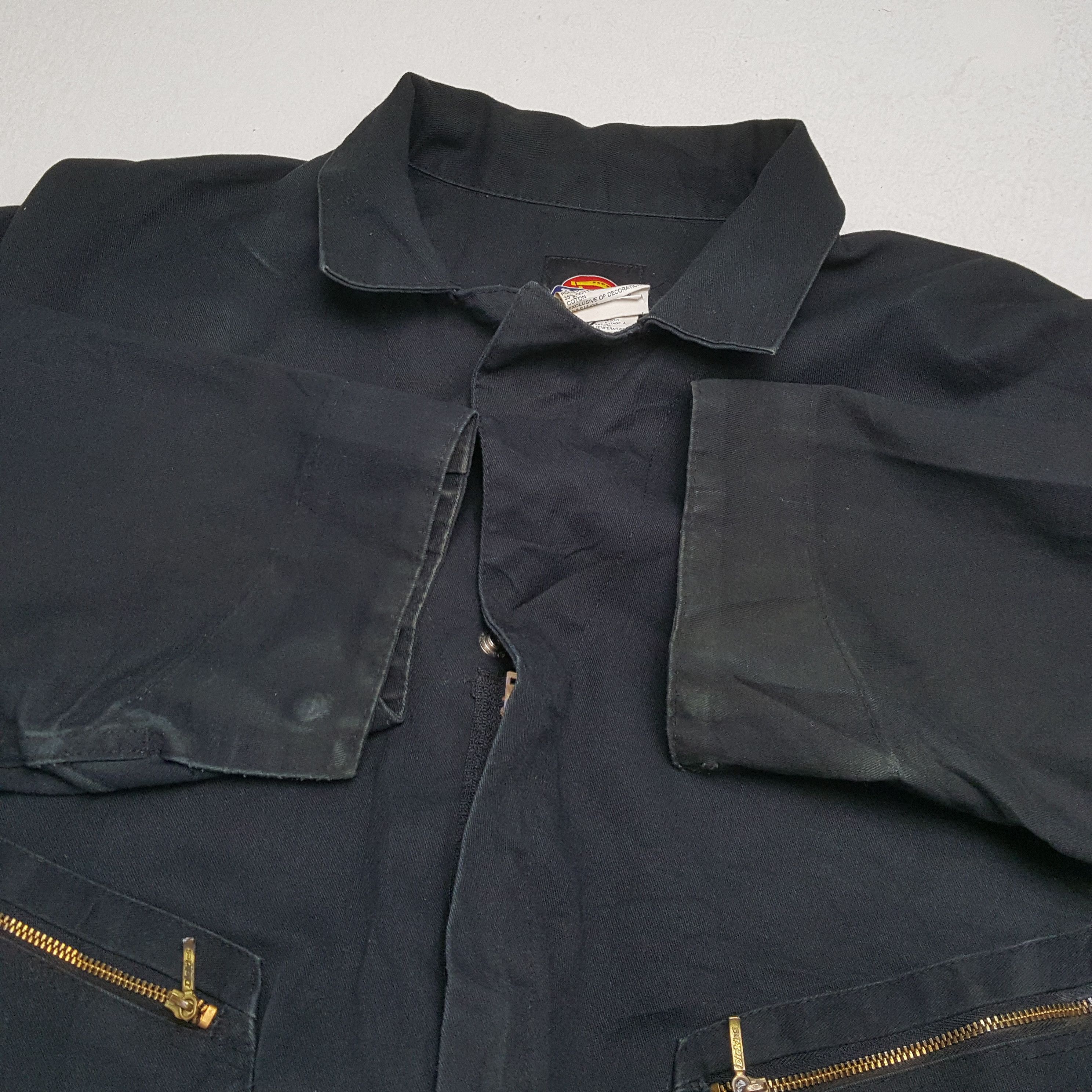 Dickies × Vintage DICKIES X Custom Art SKULL Design Coverall Jacket Size US L / EU 52-54 / 3 - 13 Thumbnail