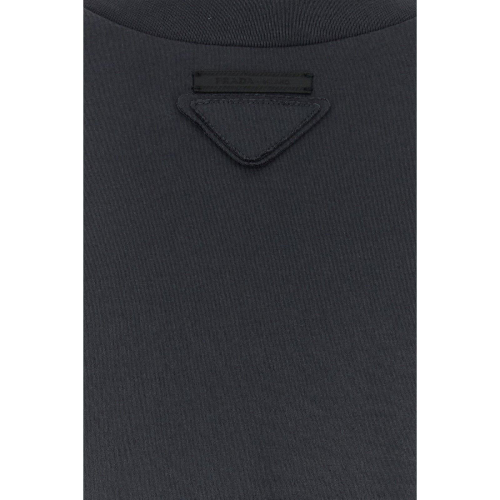 Prada PRADA Graphite Cotton T-shirt New & Authentic (Men's size:S; Size US S / EU 44-46 / 1 - 3 Thumbnail
