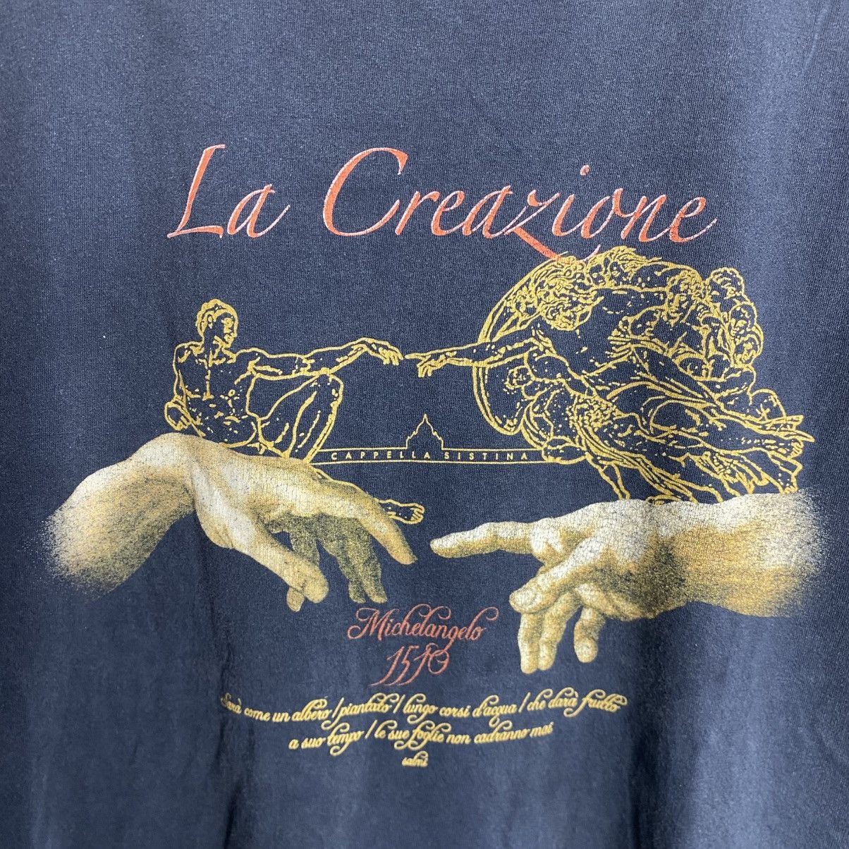 Vintage Vintage Art Michel Angelo T-shirt Size US L / EU 52-54 / 3 - 3 Thumbnail