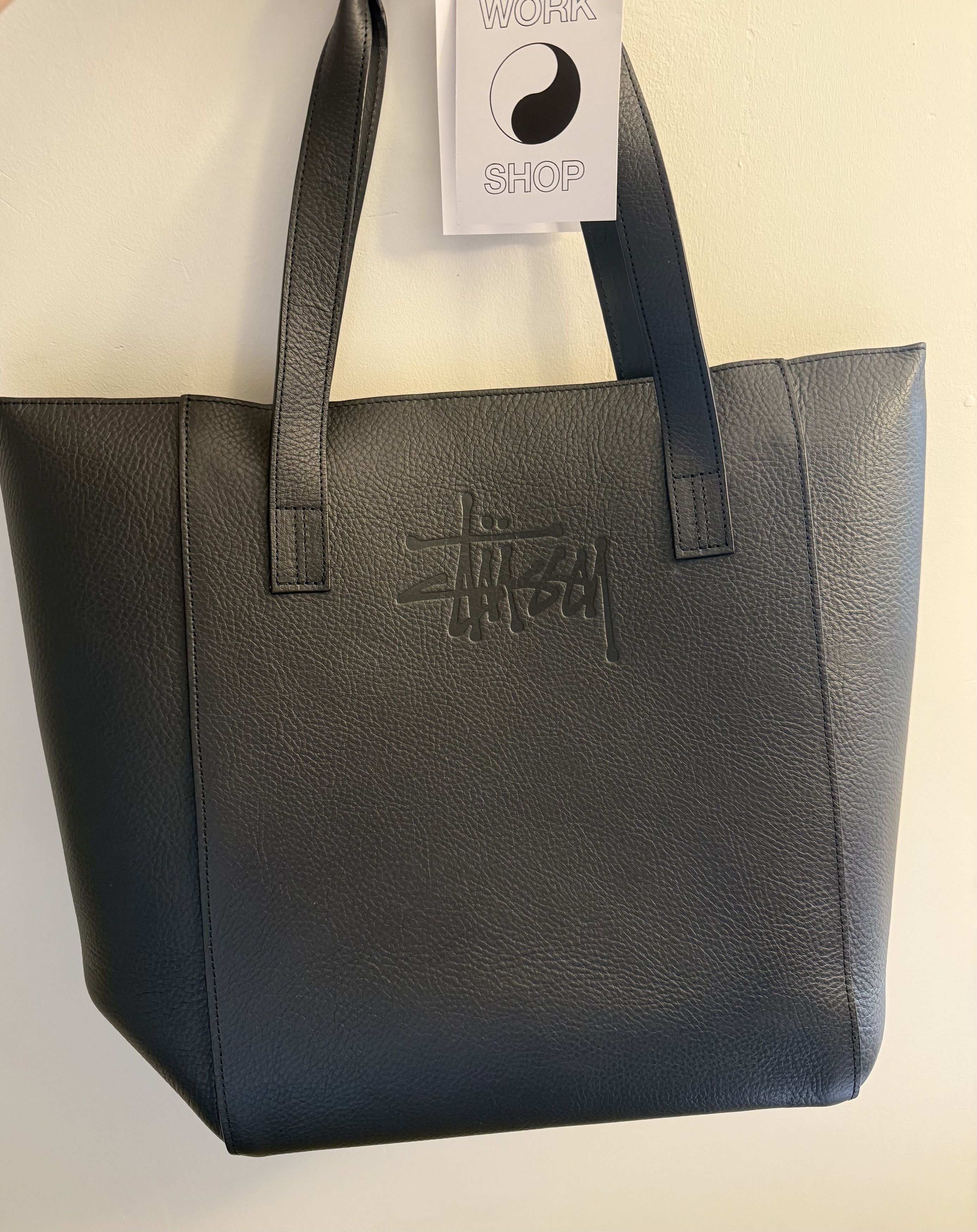 Our Legacy × Stussy Stussy Our Legacy Leather Tote Bag | Grailed