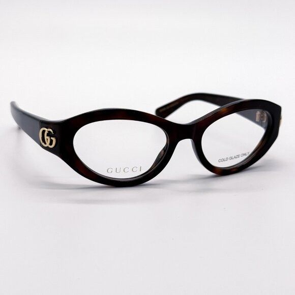 Gucci NEW GUCCI GG1405O 002 HAVANA WOMEN EYEGLASSES GUCCI Size ONE SIZE - 6 Thumbnail
