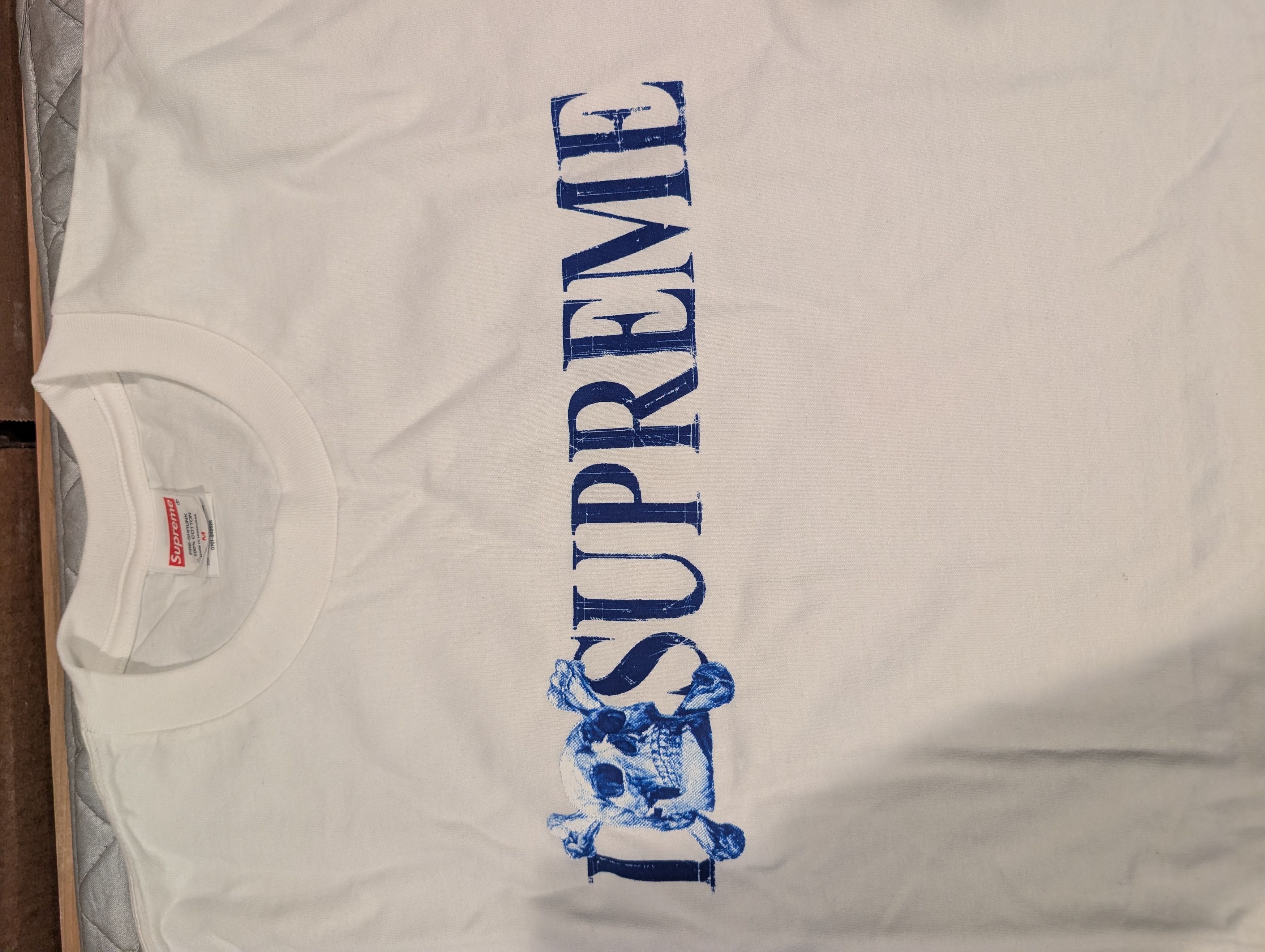 Supreme Supreme Skull Tee size Medium Size US M / EU 48-50 / 2 - 3 Thumbnail