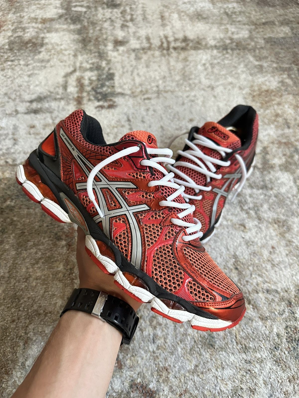 Asics × Japanese Brand × Vintage 🔥 Asics Gel-Nimbus 16 Vintage y2k Running Sneakers Size US 10.5 / EU 43-44 - 1 Thumbnail