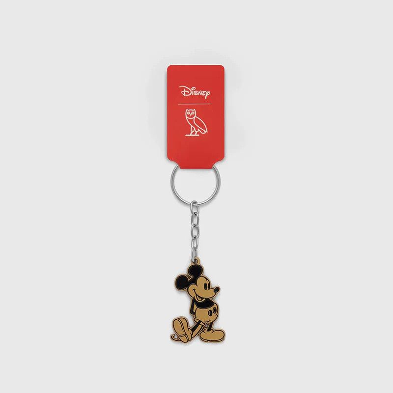 Disney OVO x Disney Classic Mickey Keychain Black/Gold Size ONE SIZE - 1 Thumbnail