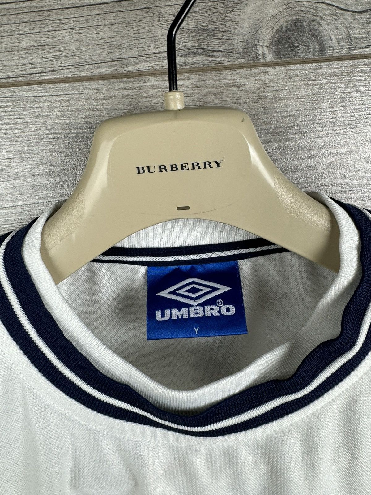 Umbro × Vintage Umbro England soccer jerseys 1999 2001 style Mike Tyson Size US S / EU 44-46 / 1 - 9 Thumbnail