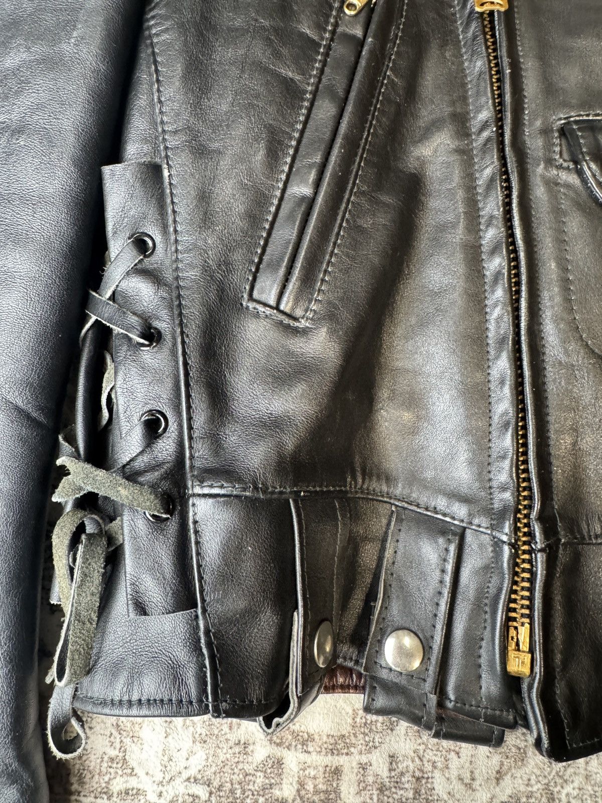 Golden Bear Golden Bear NOS leather motorcycle jacket 36-38 us Size US S / EU 44-46 / 1 - 7 Thumbnail