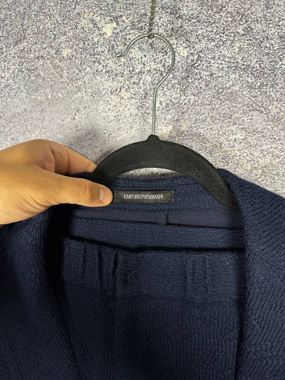 Emporio Armani Emporio Armani Women's Blue Double Knit Lana Wool Suits Size M / US 6-8 / IT 42-44 - 7 Thumbnail