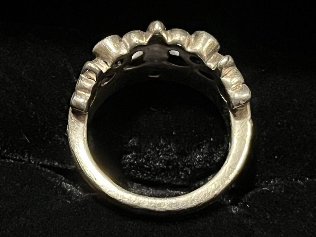 Other Vintage Bizarre (Pre-Justin Davis) Sterling Crown Ring Size ONE SIZE - 6 Thumbnail