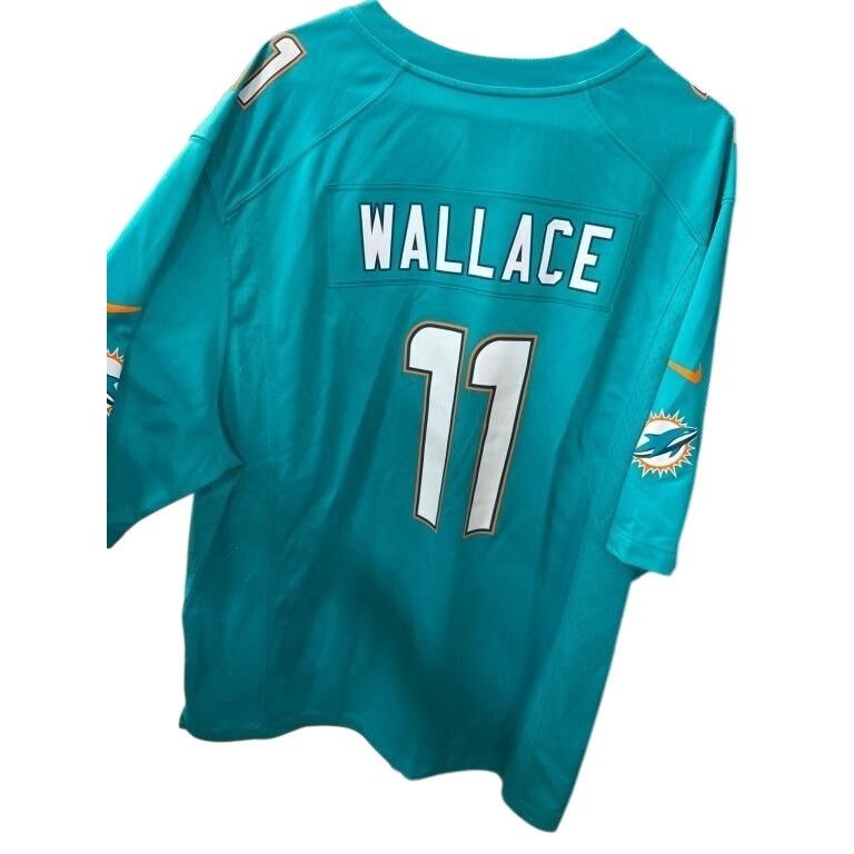Nike Vintage Nike Miami Dolphins Mike Wallace #11 Football Jersey Size US XXL / EU 58 / 5 - 2 Thumbnail