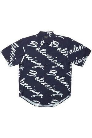 Balenciaga o1la1rc1a0226 Scribble Minimal Short Sleeve Shirt Large Size US XS / EU 42 / 0 - 1 Preview