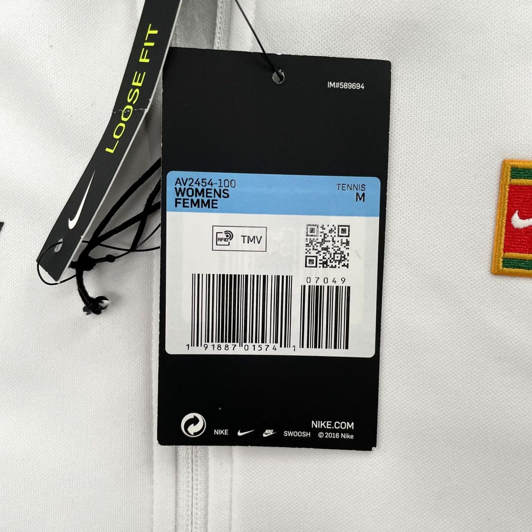Nike Nike Jacket Womens Medium White Court Tennis Rafa Nadal Academy Warm Up Ladies M Size M / US 6-8 / IT 42-44 - 5 Thumbnail