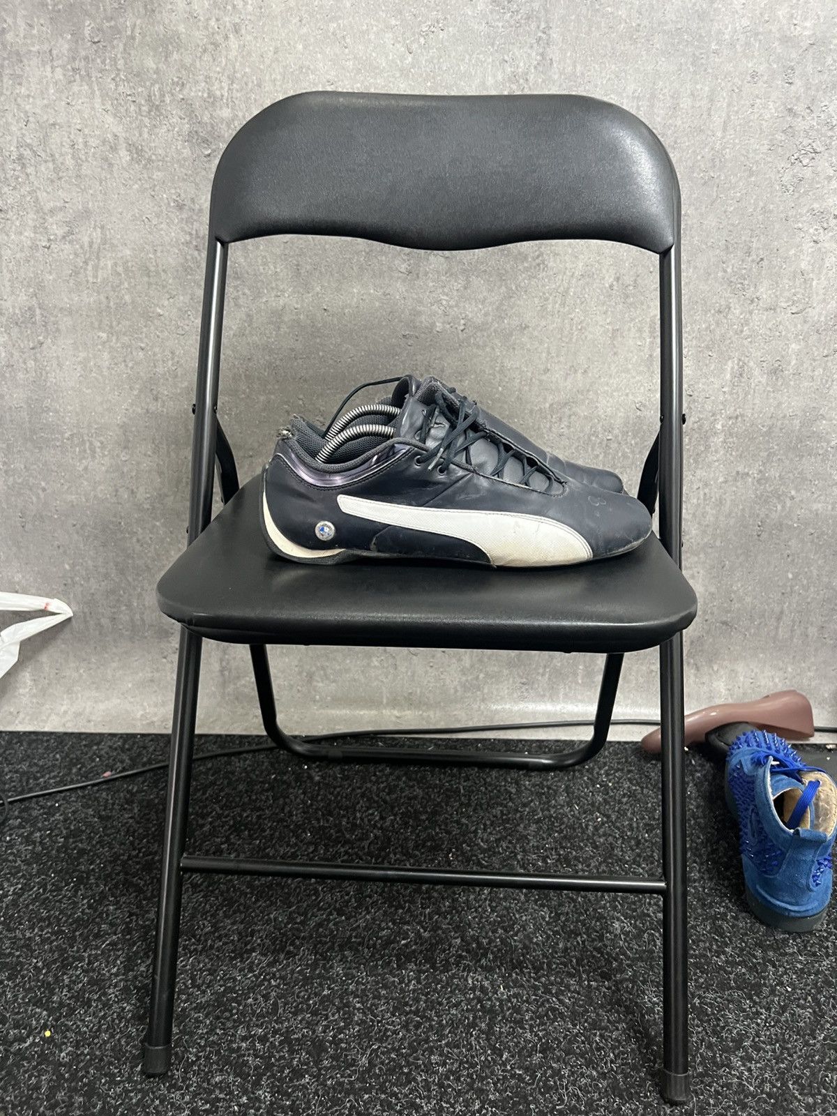 BMW × Puma Vintage Puma Speedcat Racing Leather Black Sneakers Size US 10 / EU 43 - 1 Thumbnail