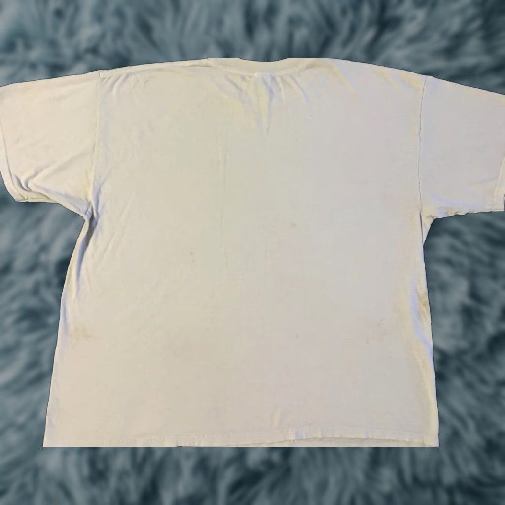 VINTAGE Grunge 90s Funny Shirt XXL Gray Your Face People Dislike Distressed