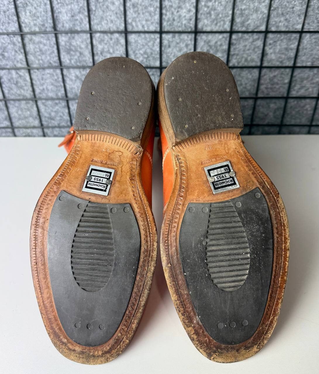 Belstaff Belstaff Roadmaster 1955 Orange Leather Rear Mid-Calf Boots Size US 7 / IT 37 - 9 Thumbnail