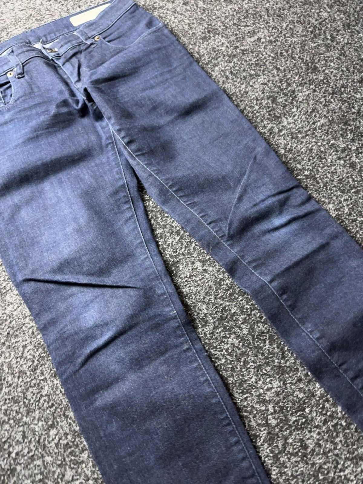 Diesel Luxury Diesel Grupee Ankle Skinny Jeans Dark Blue Stretch Size 27" / US 4 / IT 40 - 6 Thumbnail