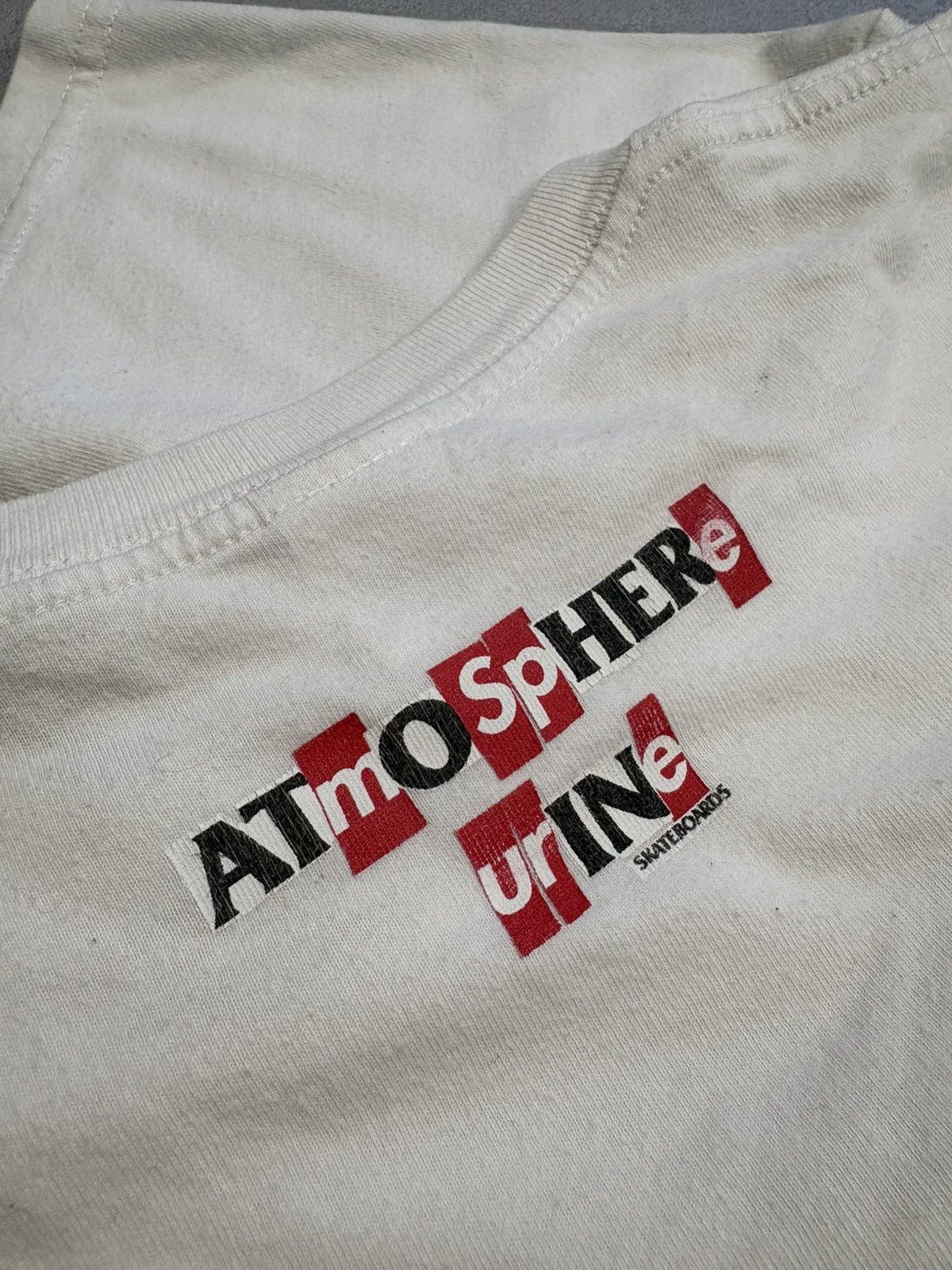 Antihero × Supreme Supreme x Antihero Atmosphere Urine Tee White 2000s M Skate Size US M / EU 48-50 / 2 - 15 Thumbnail