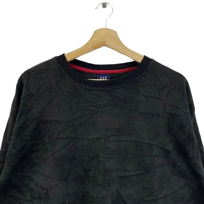 Gap Vtg GAP USA MINIMALIST Black Fleece Sweatshirt Sweater Size US L / EU 52-54 / 3 - 2 Thumbnail