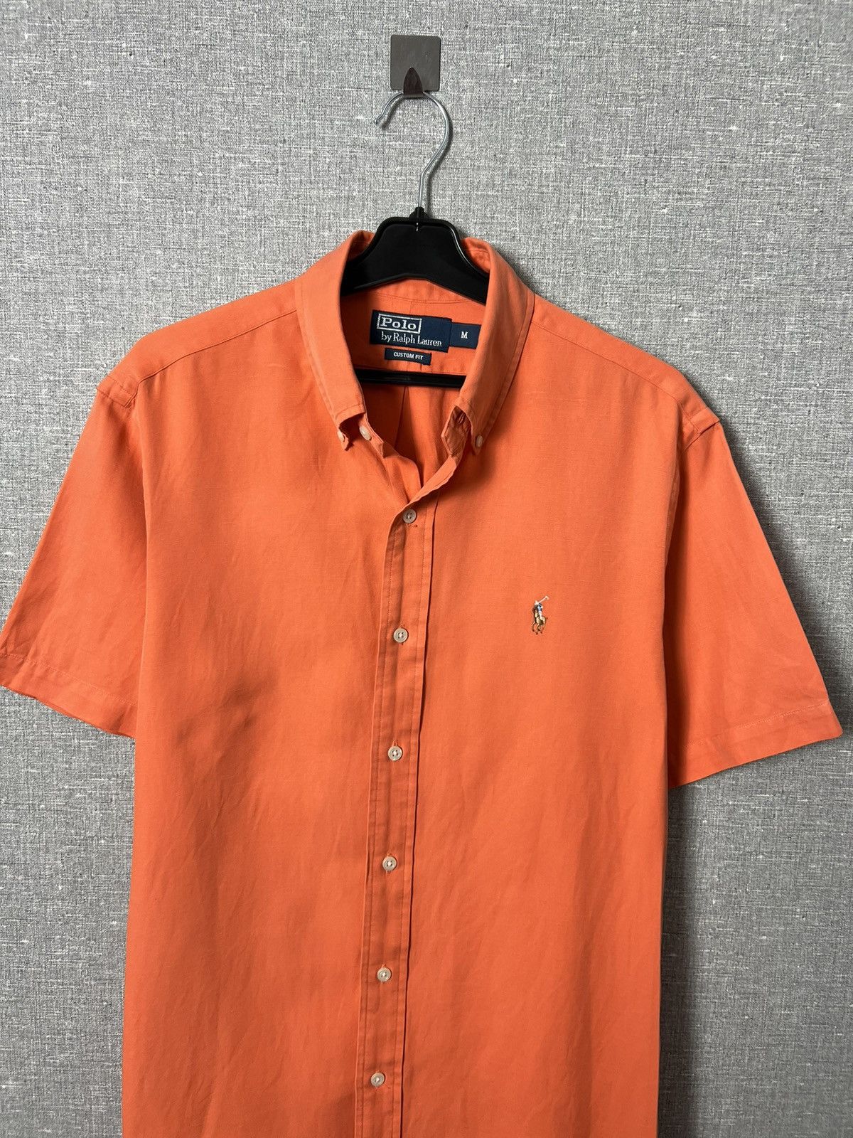 Polo Ralph Lauren Vintage Ralph Lauren Cotton/Silk/Linen Short Sleeve Shirt Size US L / EU 52-54 / 3 - 2 Thumbnail
