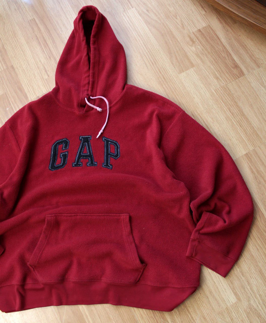 Gap 🔥 Vintage Gap Fleece Teddy Hoodie Sherpa Y2K Sweatshirt Size US XL / EU 56 / 4 - 2 Thumbnail