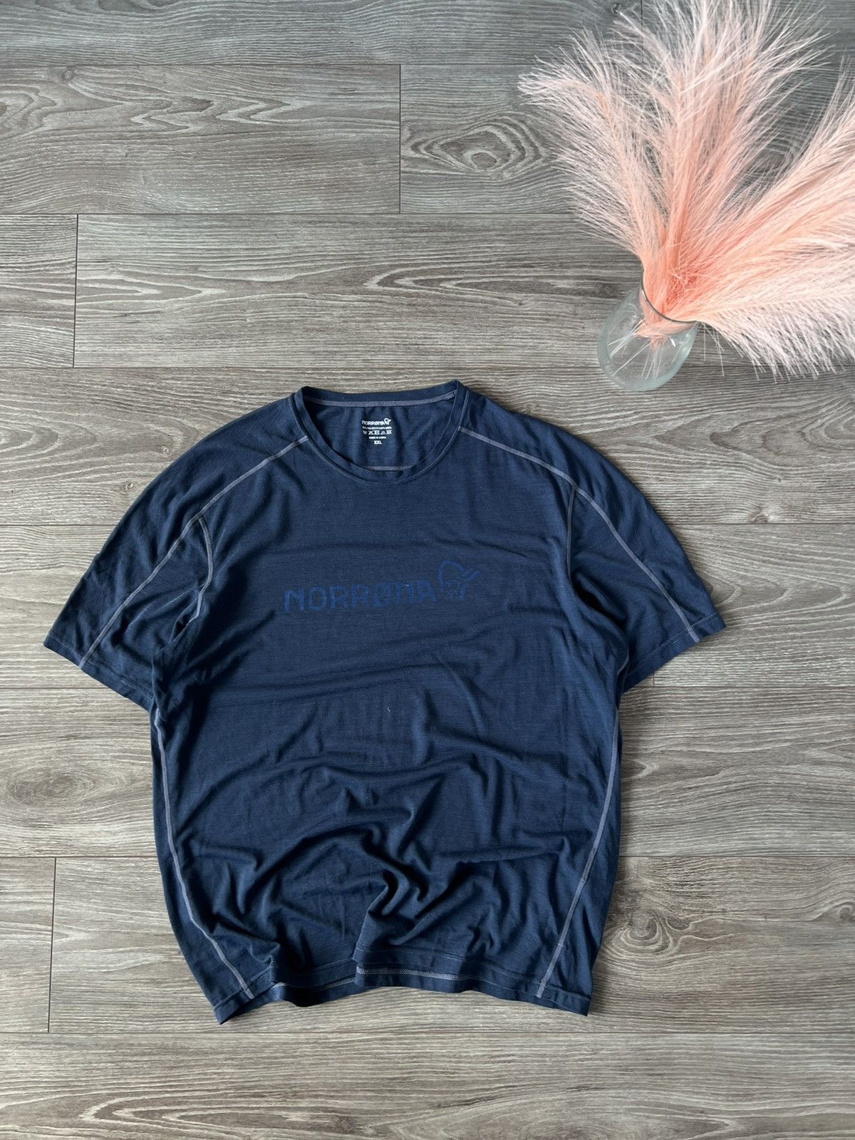Norrona ‼️Norrona Big Logo Merino Wool Outdoor Equaliser Mens Tee‼️ Size US XXL / EU 58 / 5 - 1 Thumbnail