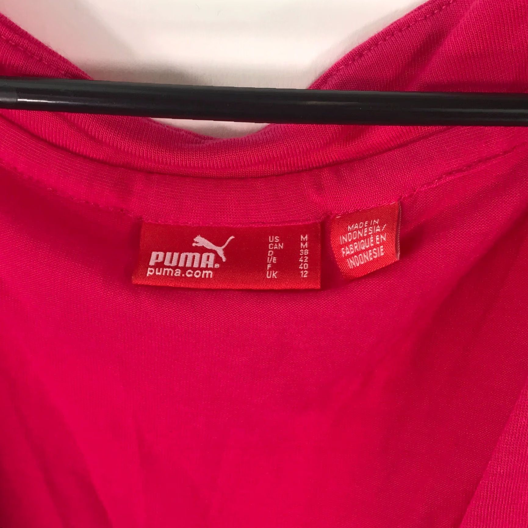 Puma Puma Womens V Neck Sleeveless Empire Waist Pullover Pink Tank Blouse Size Medium Size M / US 6-8 / IT 42-44 - 4 Thumbnail