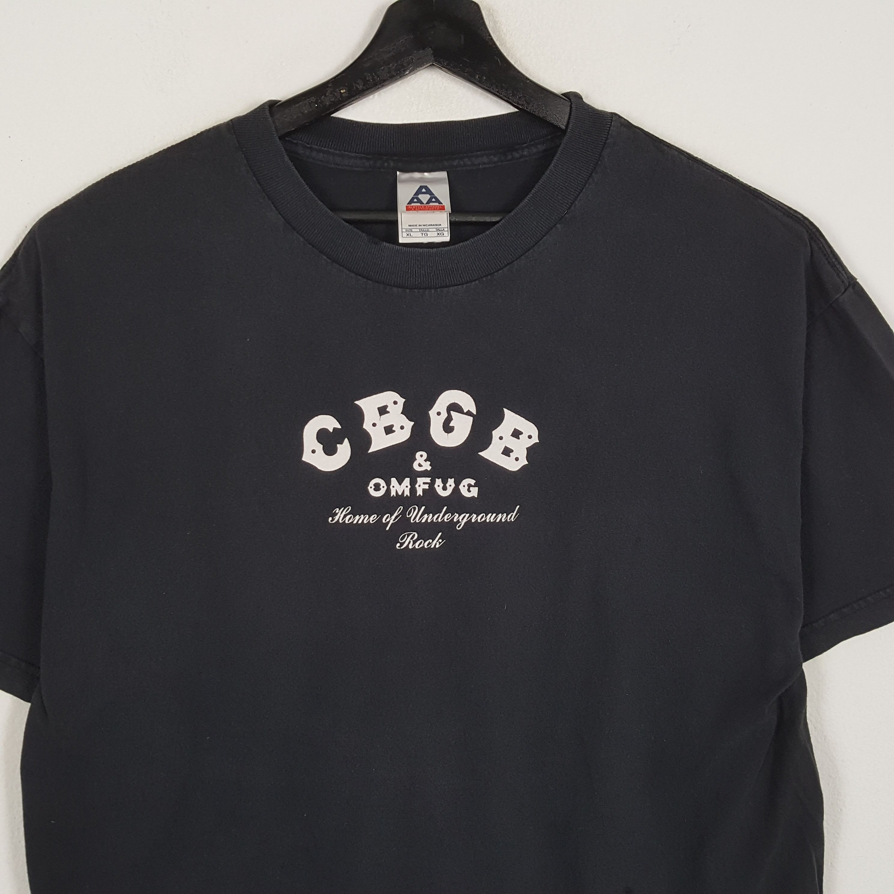 Vintage CBGB & OMFUG Underground Rock Music Vintage Tshirt Size US XL / EU 56 / 4 - 2 Thumbnail