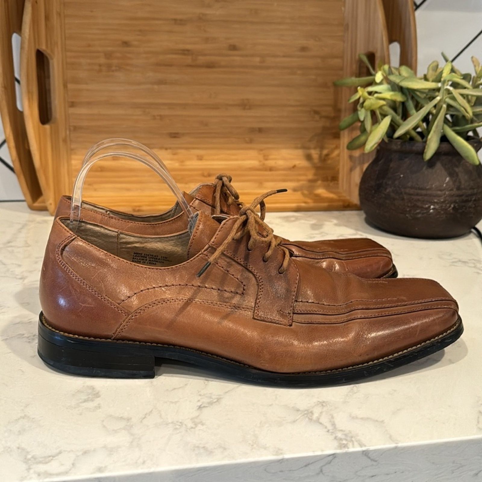 Stacy Adams Stacy Adams Corrado Oxford tan brown size 12 academia Size US 12 / EU 45 - 3 Thumbnail