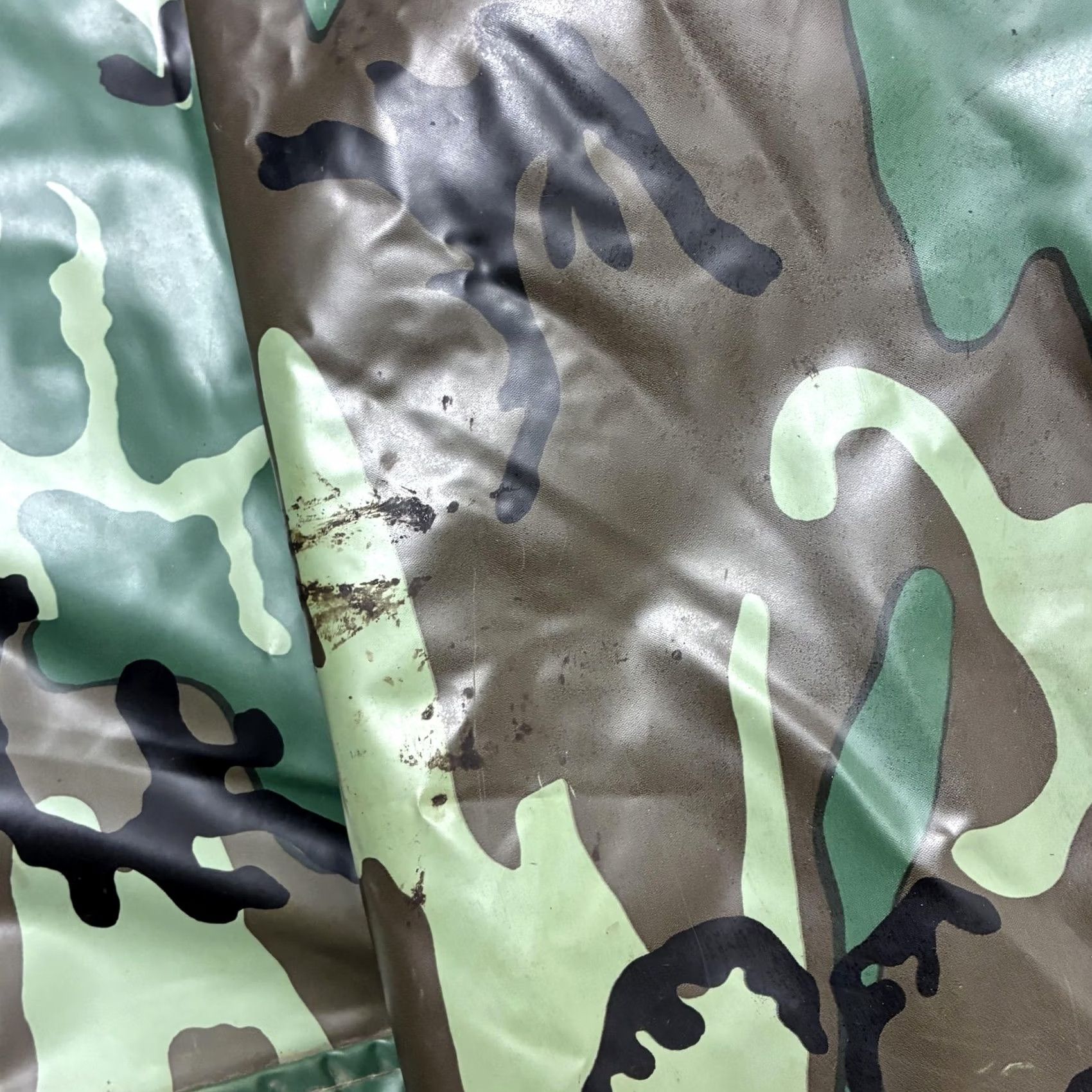 Vintage VINTAGE Duck Bay Jacket Men M Green Camo PVC Hooded Snap Waterproof Hunting Size US M / EU 48-50 / 2 - 3 Thumbnail