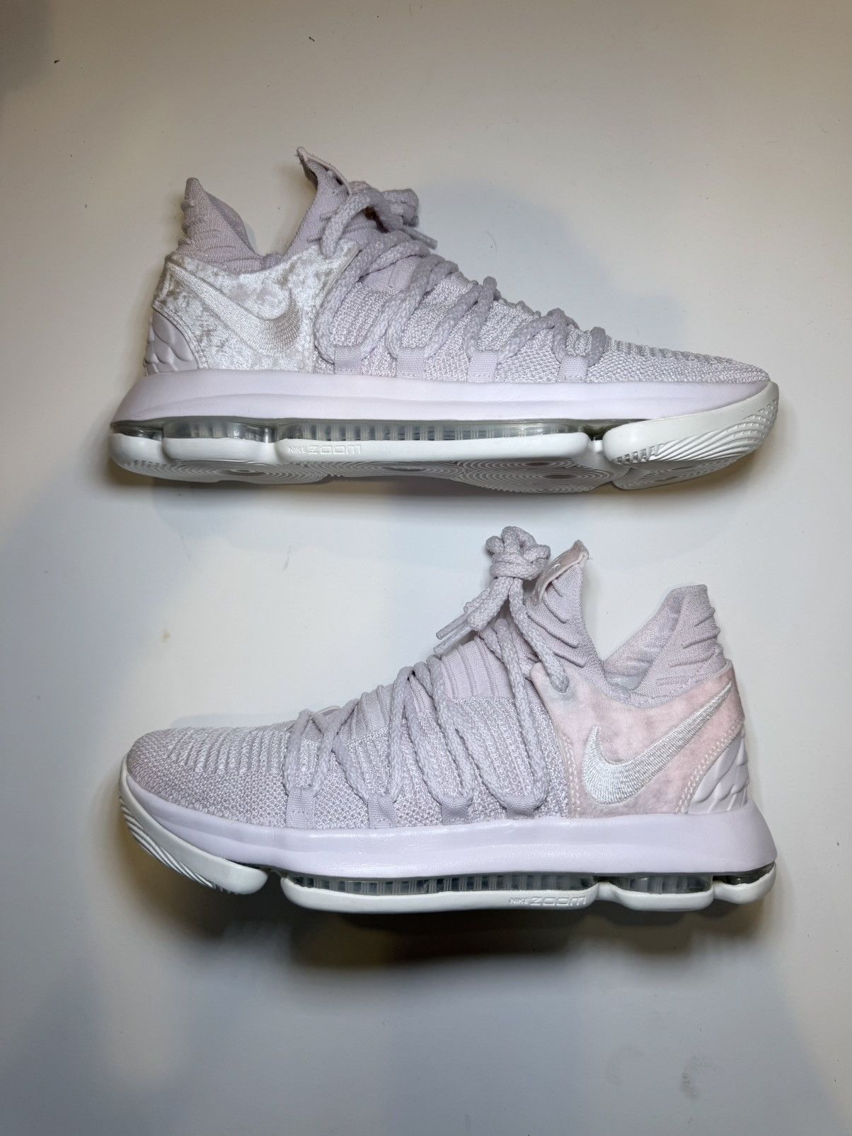 Nike RARE 2018 Nike KD 10 Aunt Pearl size 8 men AQ4110 600 pink Size US 8 / EU 41 - 2 Thumbnail