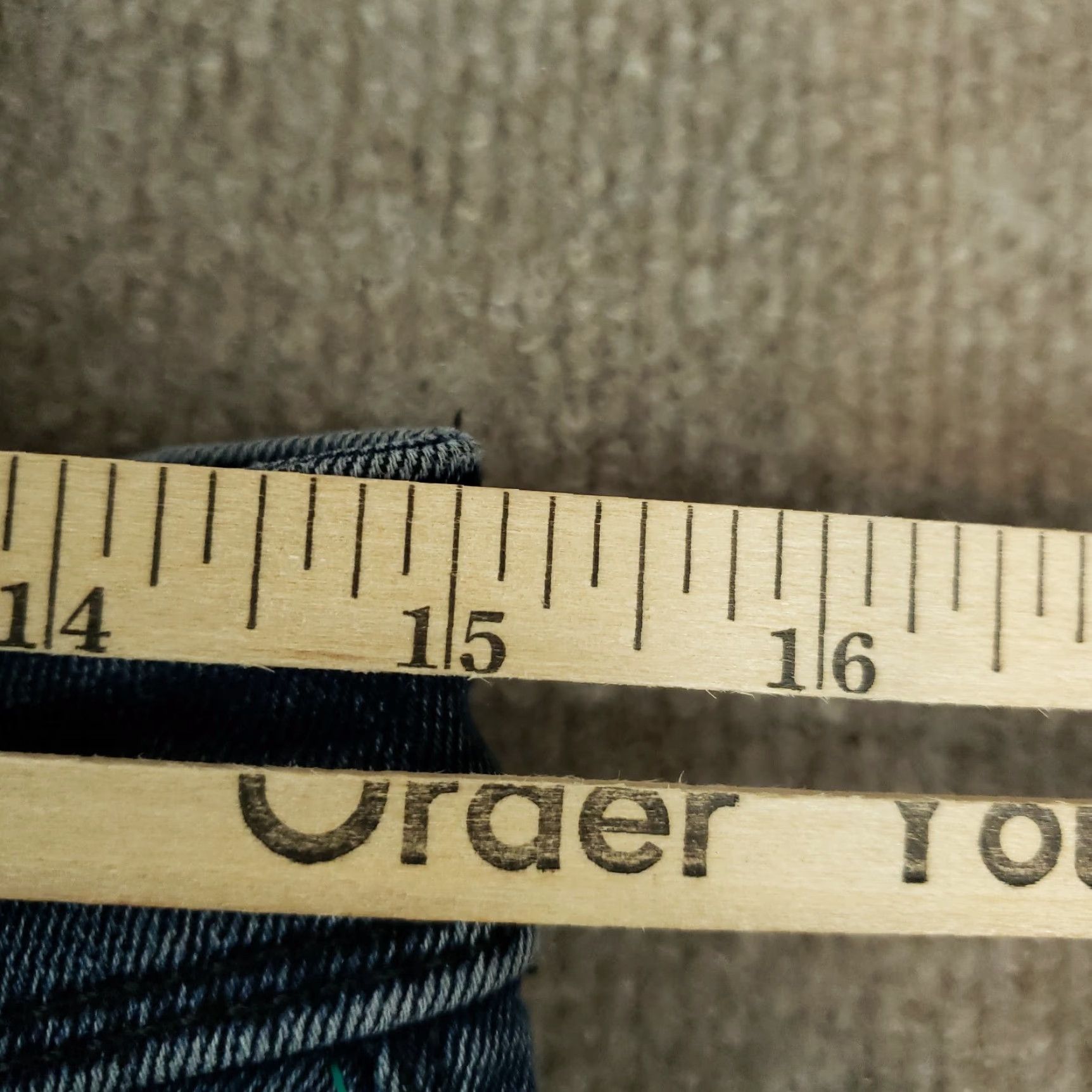 Denime DU/ER Jeans Mens Size 30x29 Blue Denim L2X Slim Fit Straight Casual Size US 30 / EU 46 - 5 Thumbnail