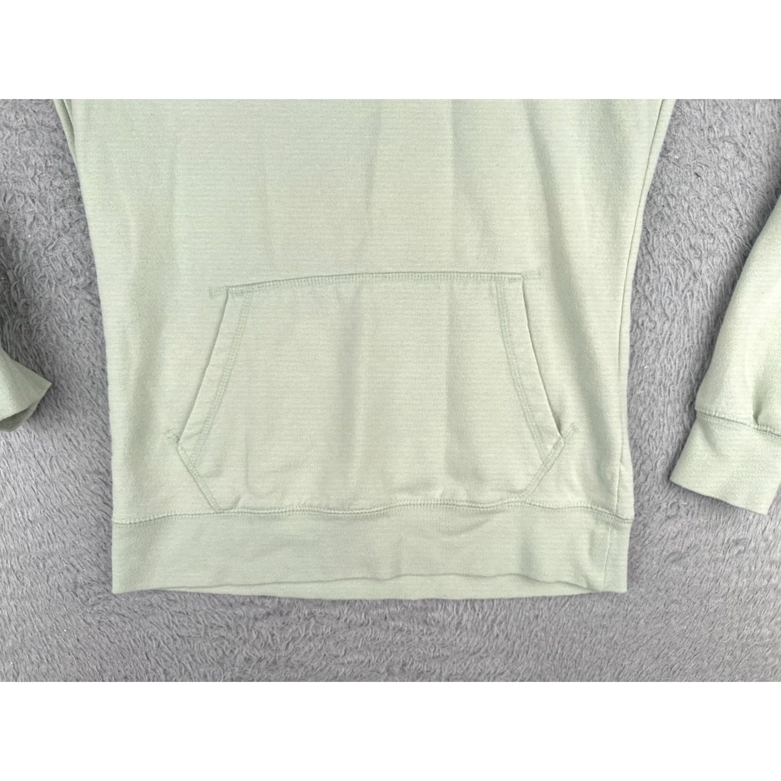 The North Face The North Face Hoodie Womens Small Green Pullover Jersey Cotton Blend Logo Pocket Casual Size S / US 4 / IT 40 - 5 Thumbnail