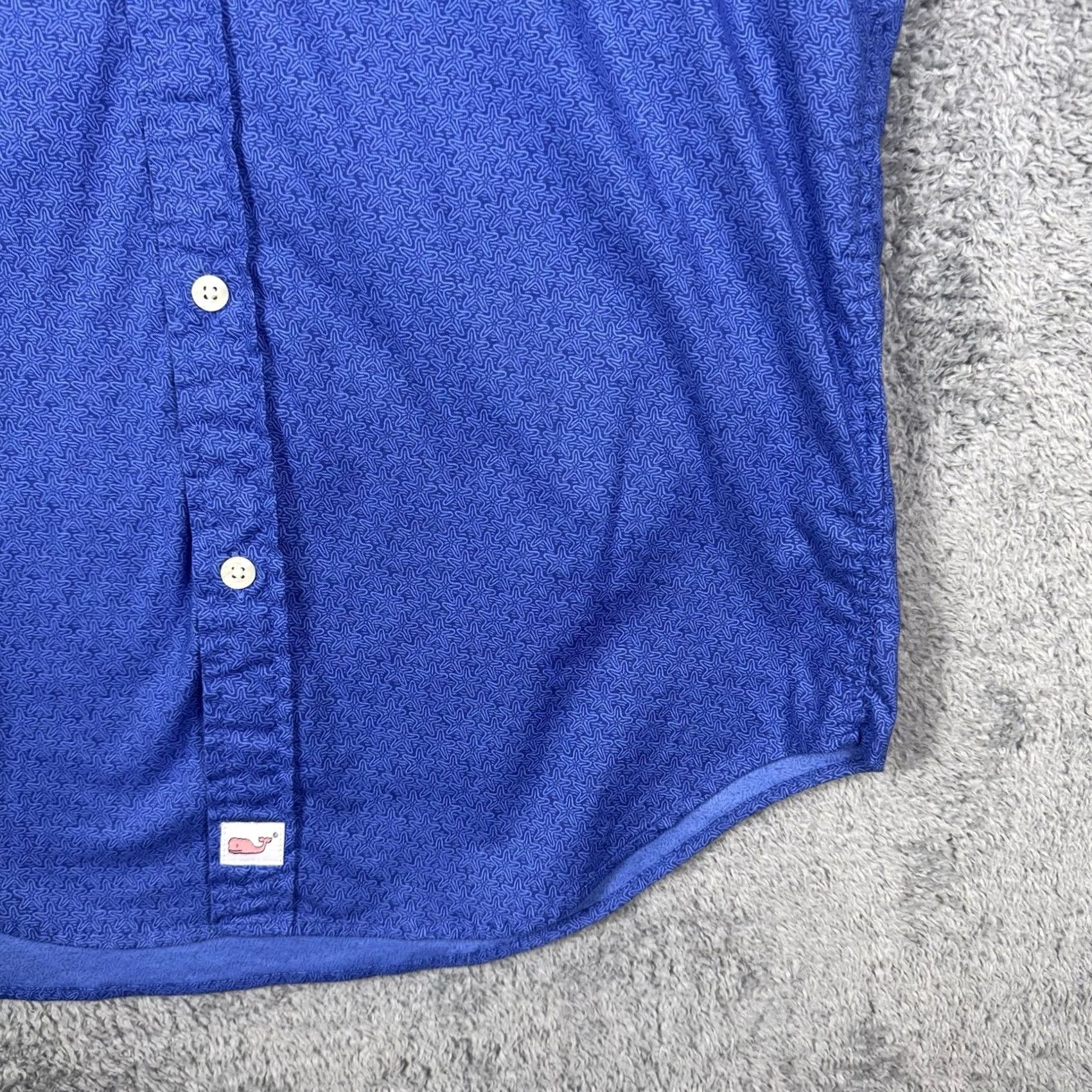 Vineyard Vines Vineyard Vines Shirt Mens S Classic Fit Murray Ministarfish Geometric Animal Blue New Size US S / EU 44-46 / 1 - 5 Thumbnail