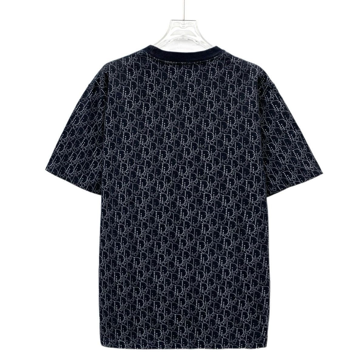 Dior Black Patterned Short Sleeve T-Shirt XS Size US XS / EU 42 / 0 - 2 Thumbnail