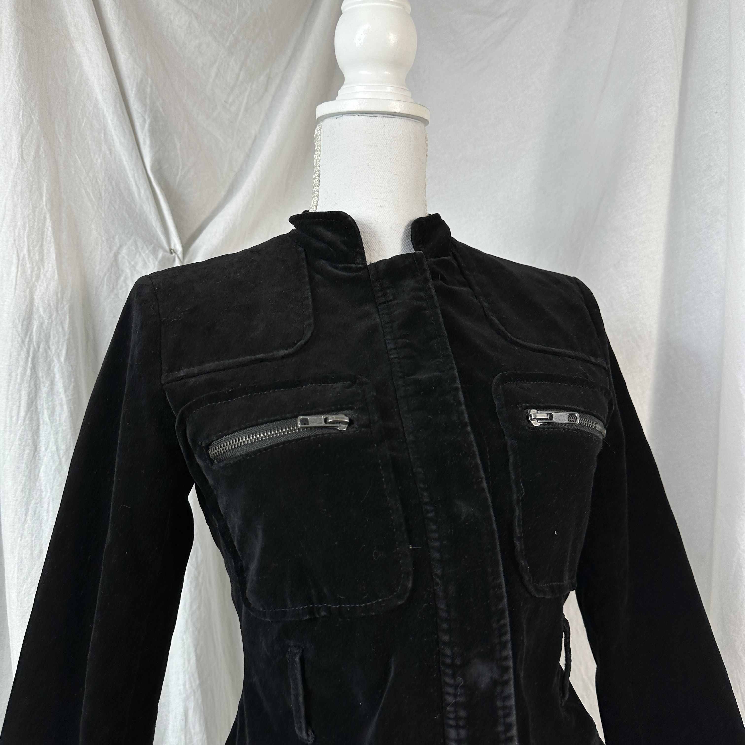 Vintage Vintage Morgan Velvet Avant Garde Jacket Size S / US 4 / IT 40 - 4 Thumbnail