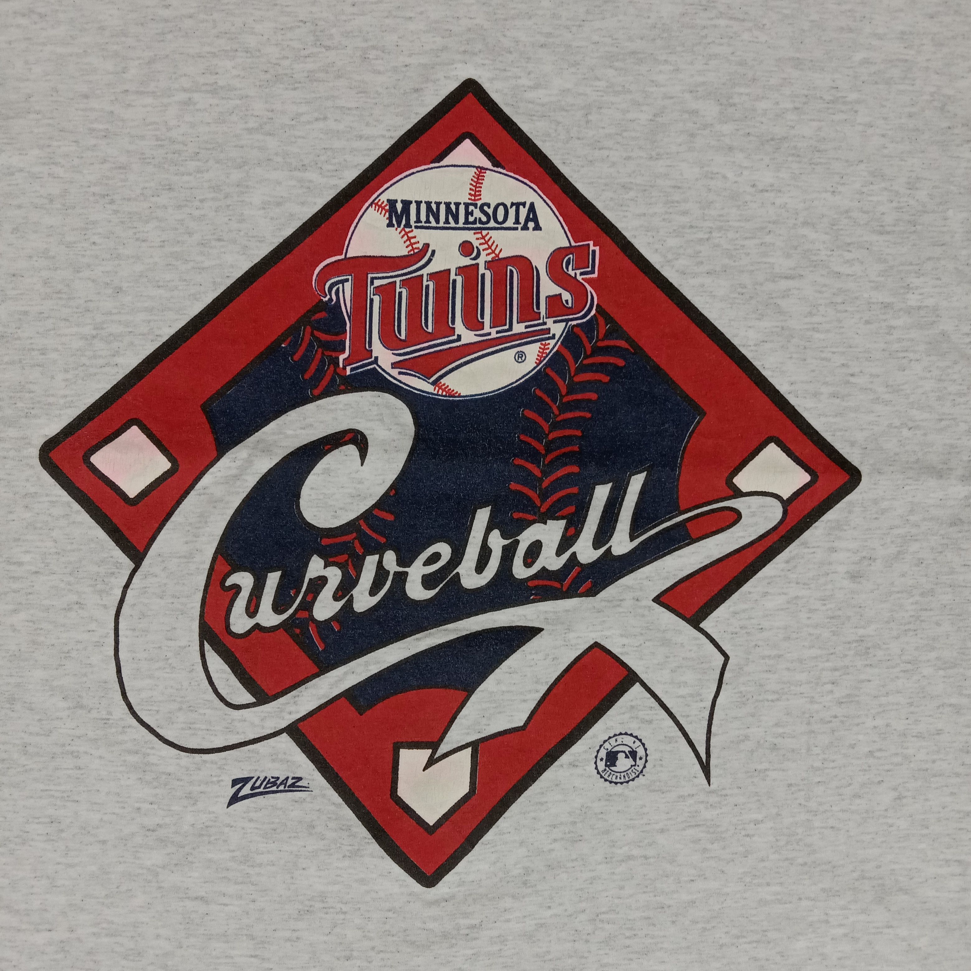 MLB × Vintage Vintage 90's Minnesota Twins MLB American Baseball Tshirt Size US XXL / EU 58 / 5 - 2 Thumbnail