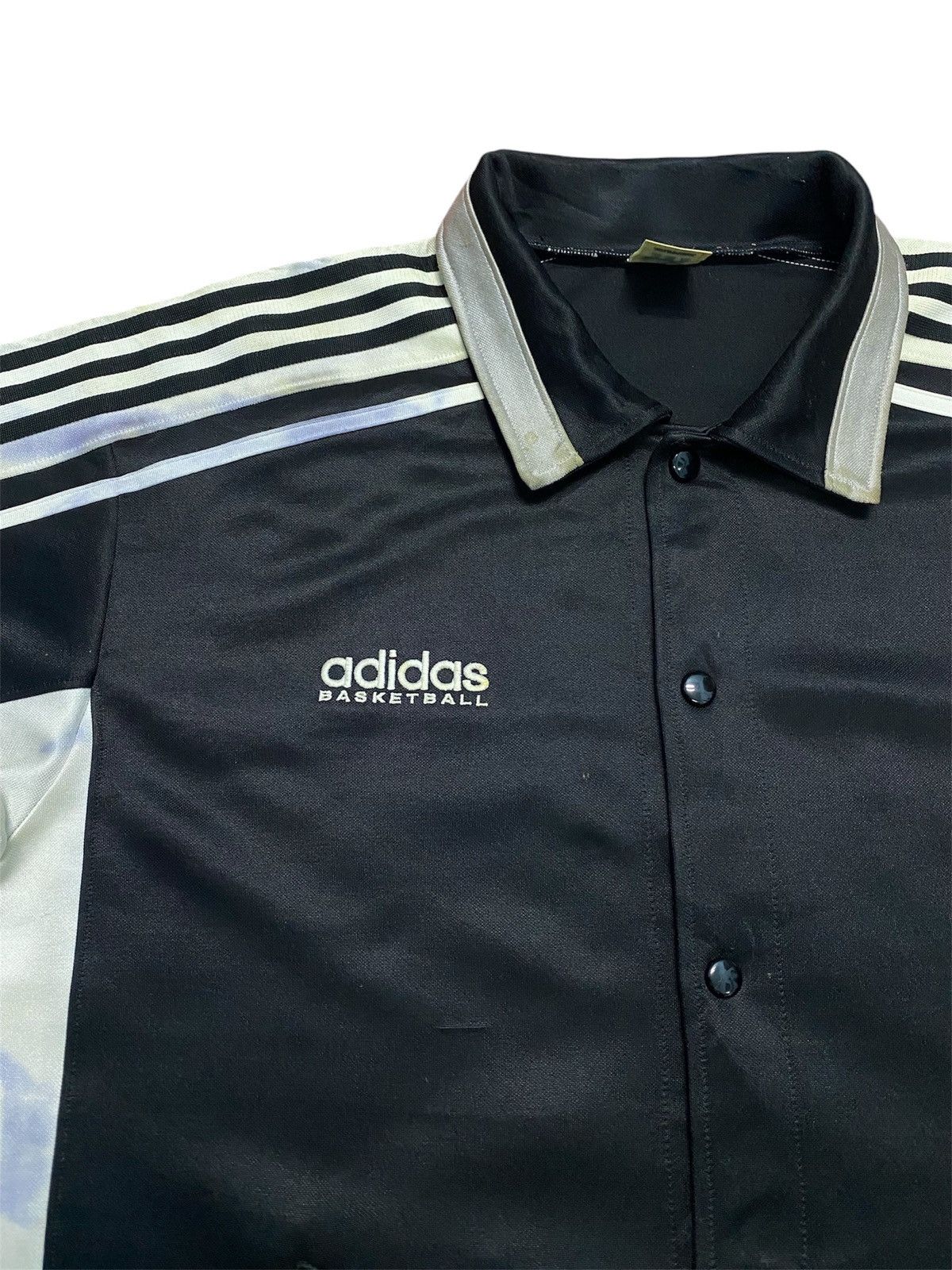 Adidas × Vintage Rare Vintage adidas basketball tracktop button up Size US L / EU 52-54 / 3 - 2 Thumbnail