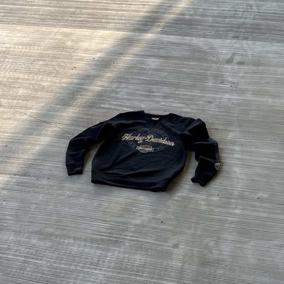 Harley Davidson × Vintage Harley Davidson Germany 2012 Vintage Sweatshirt Longsleeve Size US S / EU 44-46 / 1 - 1 Thumbnail