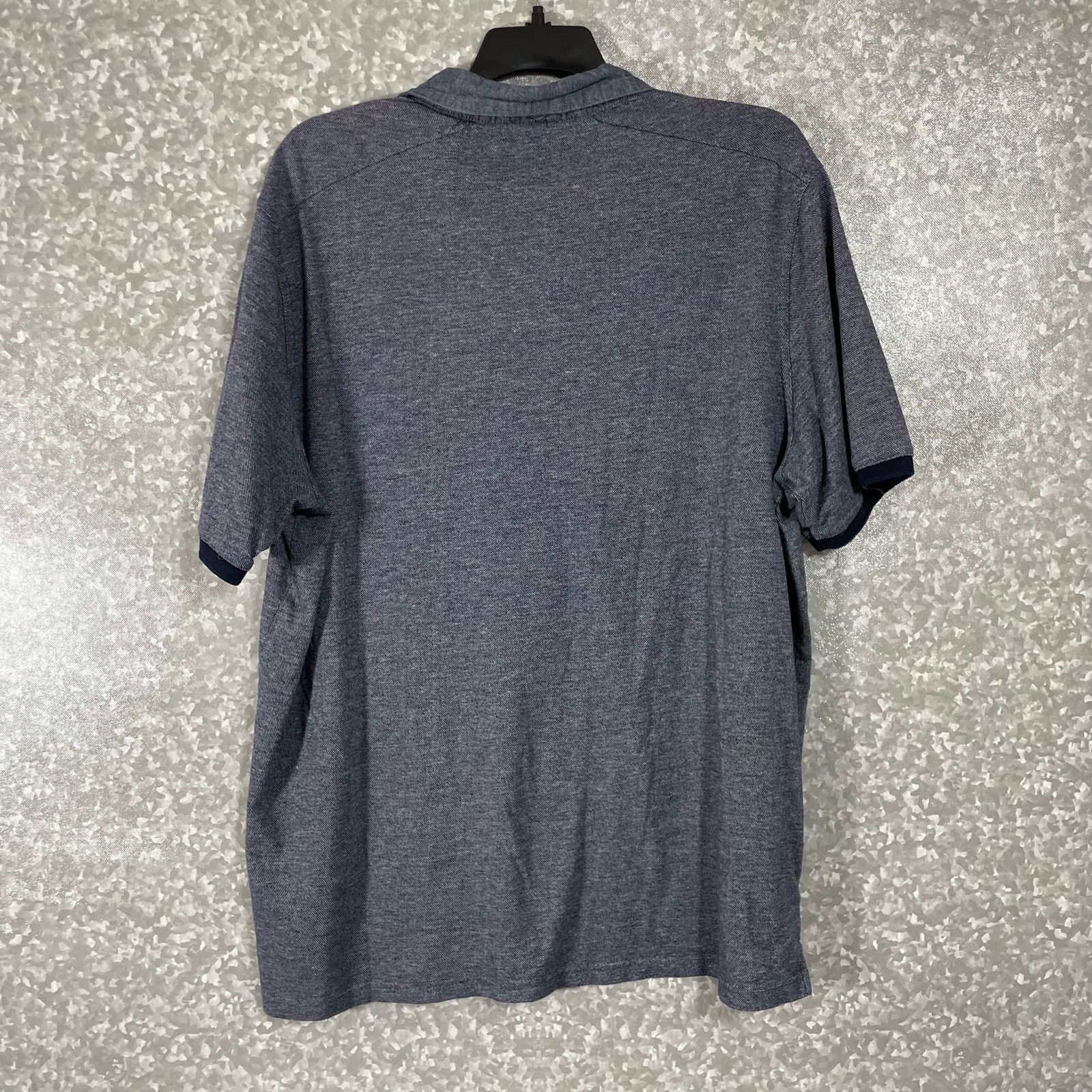 Sean John Sean John Gray Chambray Collar & Pocket Polo Shirt - 3XL Size US XXL / EU 58 / 5 - 6 Thumbnail