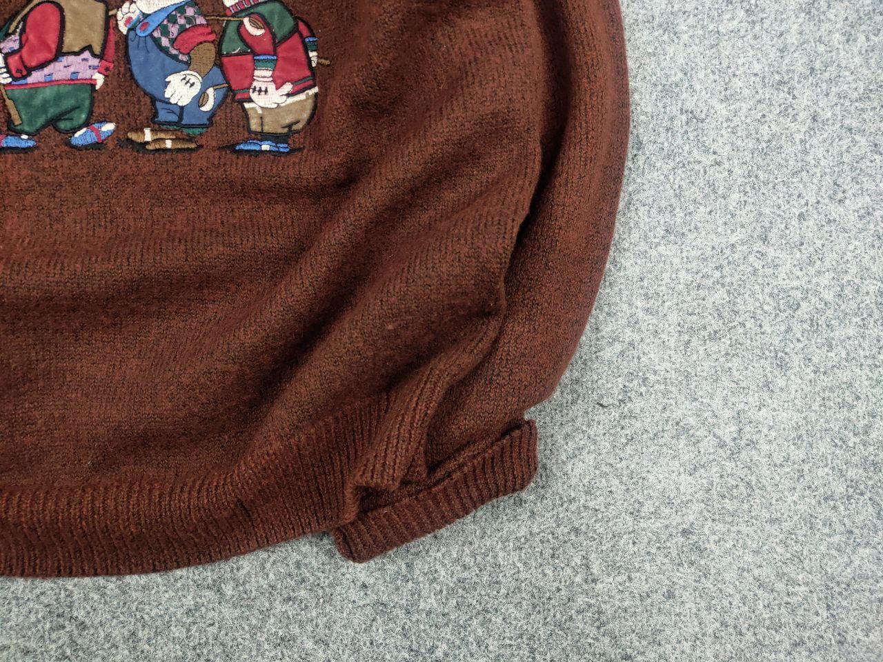 Japanese Brand × Vintage Vintage 80's Liberty Logo Golf Club Knit Brown Sweater Wool Size US M / EU 48-50 / 2 - 7 Thumbnail