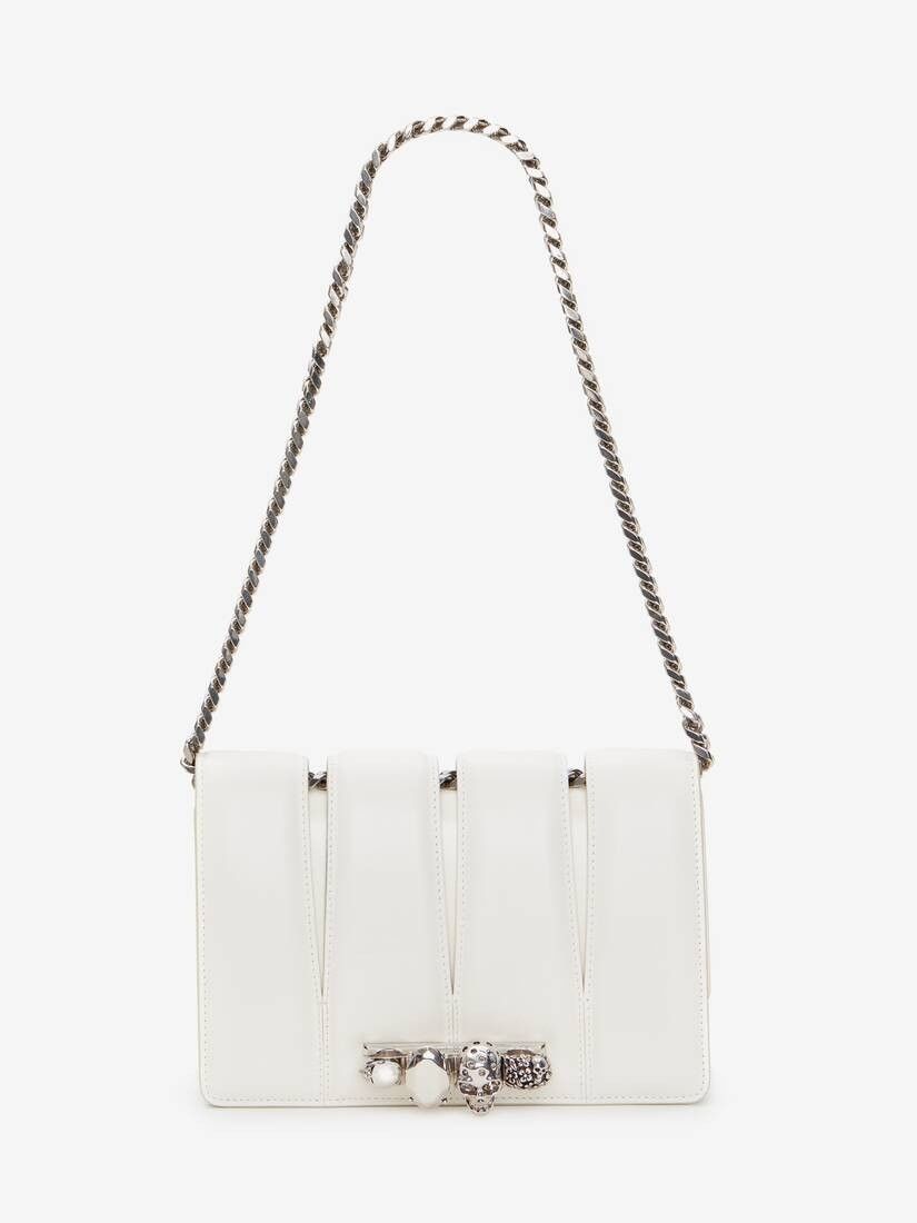 Alexander McQueen o1w1db10925 Size: OS/The Slash Bag in White Size ONE SIZE - 3 Thumbnail