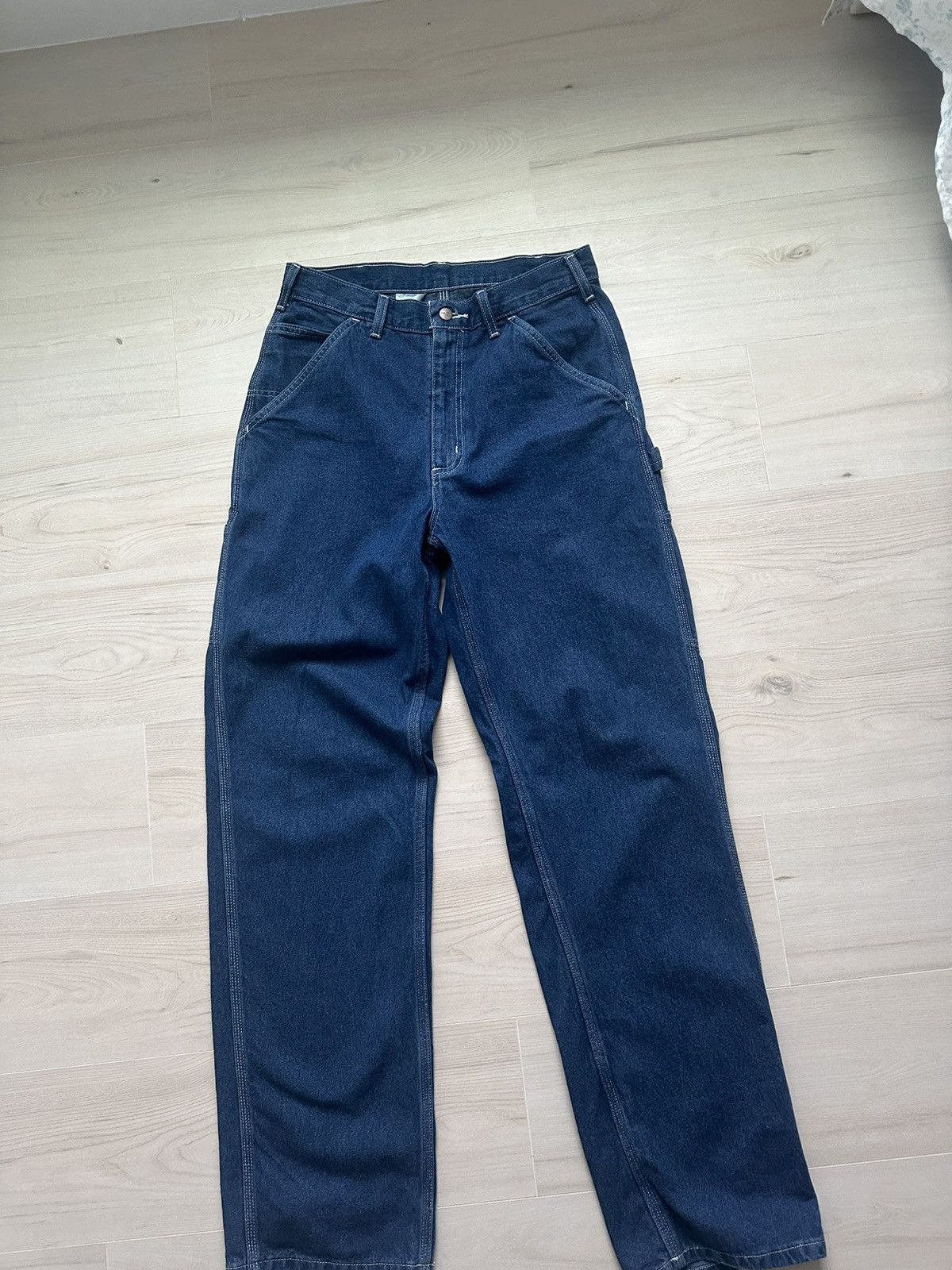 Carhartt × Vintage Carhartt Denim Workwear Jeans Baggy fit Size US 33 - 1 Thumbnail