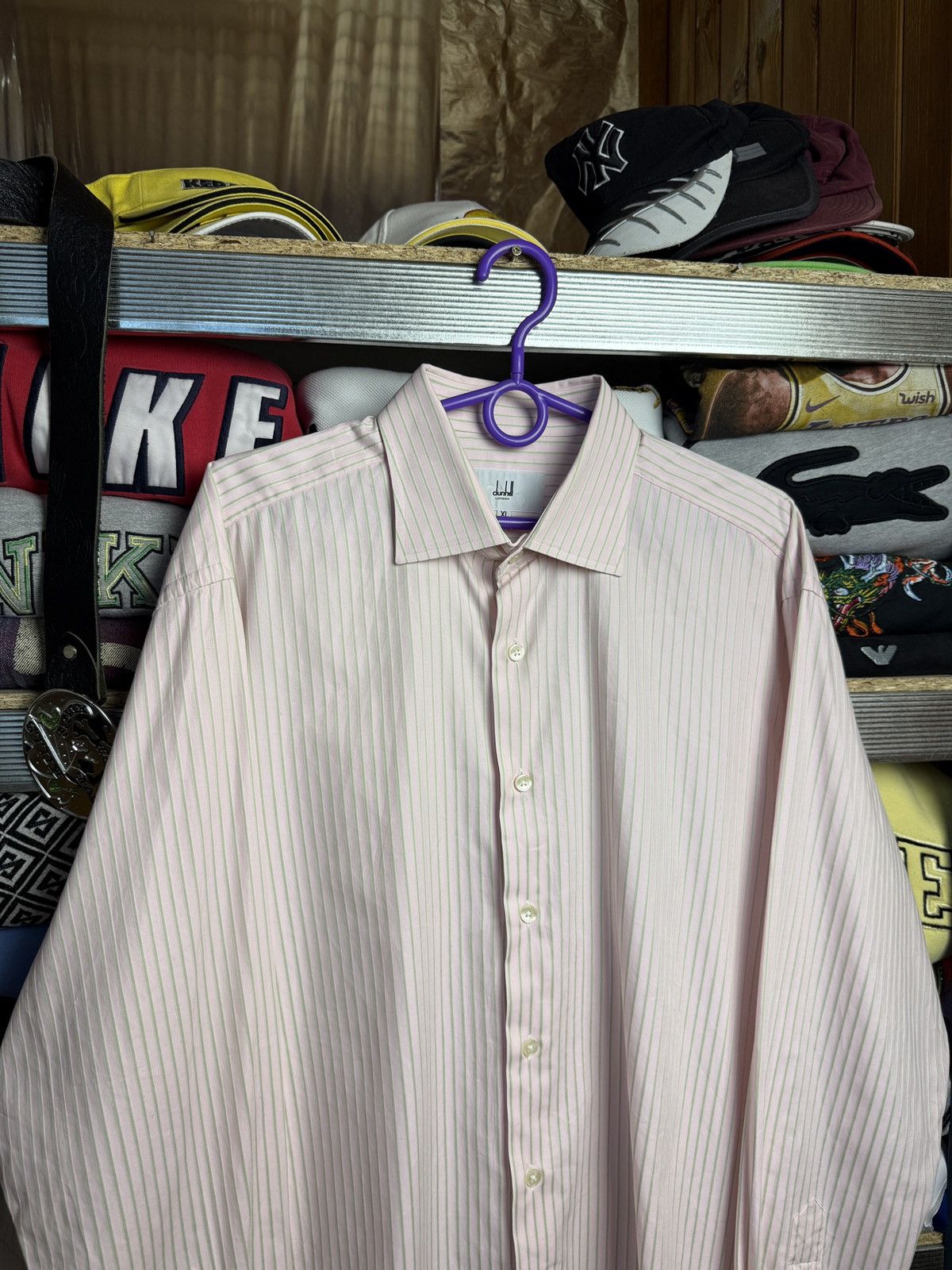 Alfred Dunhill Classic Shirt Size US XL / EU 56 / 4 - 3 Thumbnail