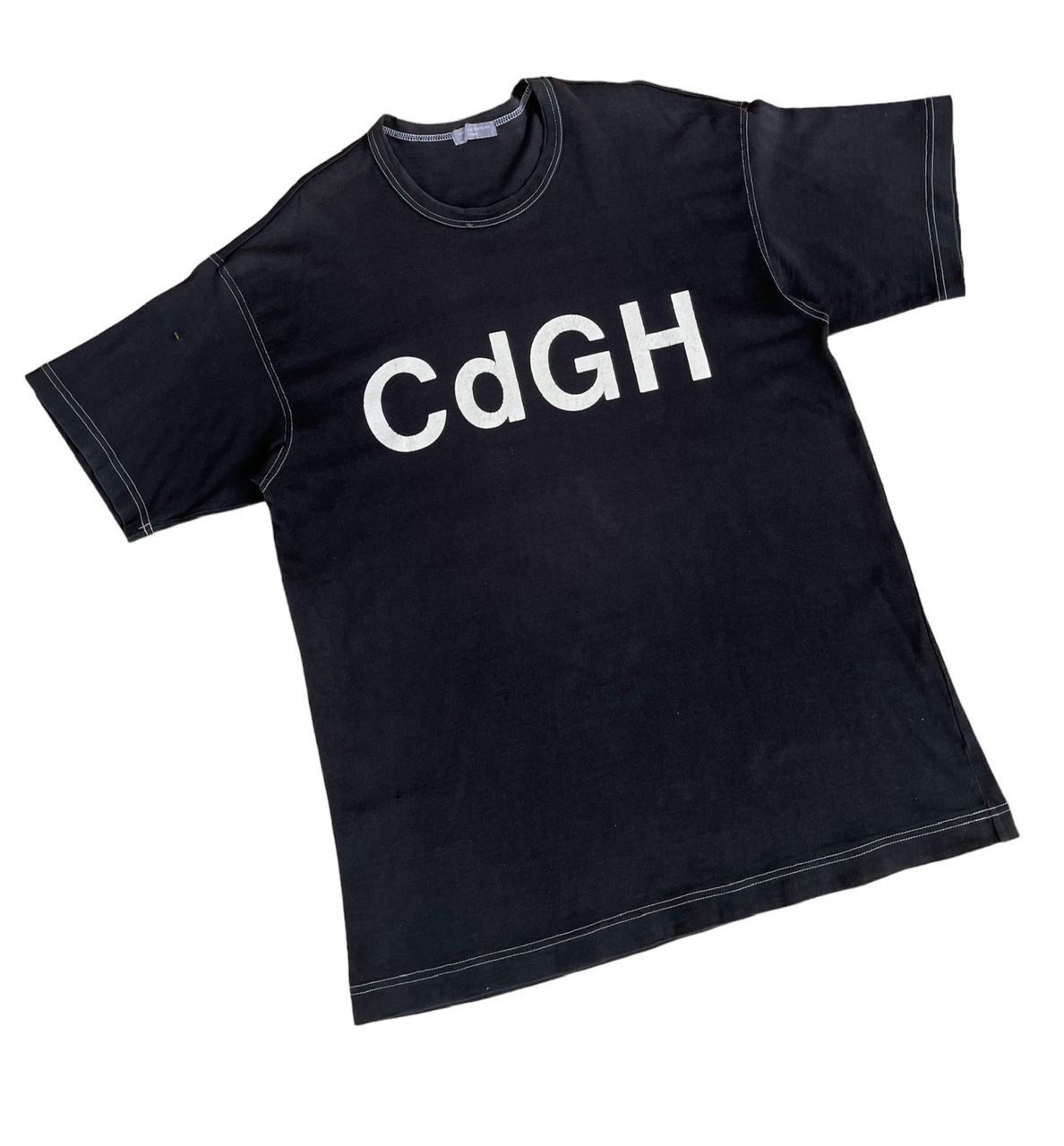 Comme des Garcons × Designer × Japanese Brand AD1999 Comme Des Garcons Homme Big Logo Tee Size US M / EU 48-50 / 2 - 2 Thumbnail