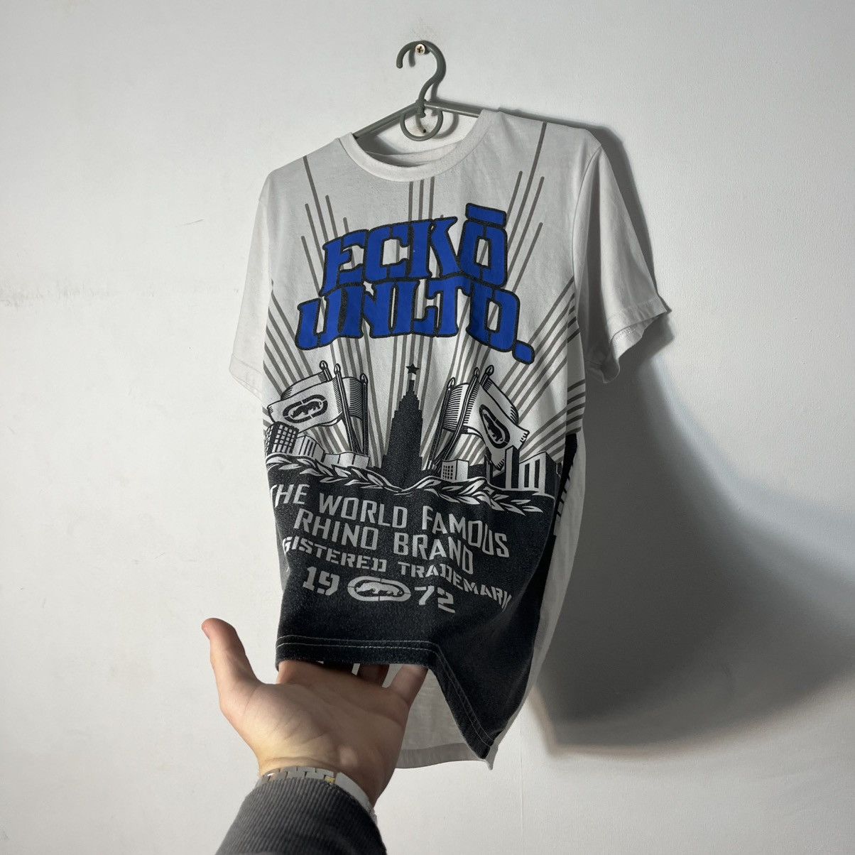 Ecko Unltd. Vintage Ecko Unltd T Shirt Big Logo Baggy Y2K Avantgarde 90s Size US M / EU 48-50 / 2 - 7 Thumbnail