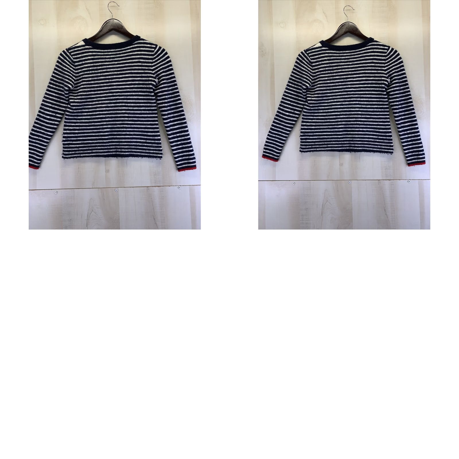 J.Crew J.CREW Womens Size Small Snowflake Design Knit Wool Cropped Sweater Size S-6582 Pullover Slim Winter Fall Wool, Nyol, Acrylic Size S / US 4 / IT 40 - 8 Thumbnail